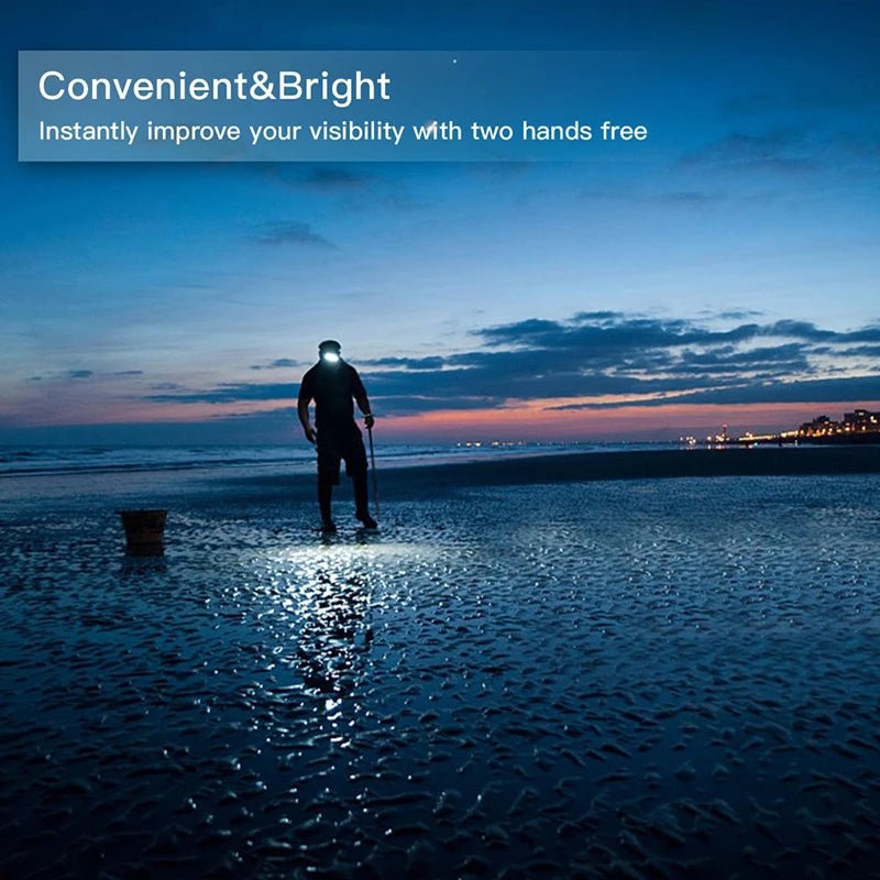 Rechargeable Sensor Headlamp with 5 Styles - silverfoxgoods